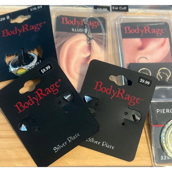Lot of 18 Body Jewelry Items Body Rage Pierced Nation Pregnancy Belly Button NEW - Picture 2 of 5